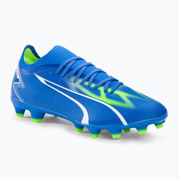 PUMA Ultra Match FG/AG ghete de fotbal pentru bărbați ultra blue/puma white/pro green