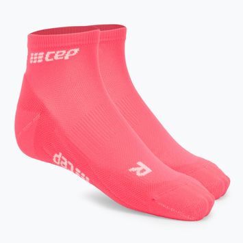 Șosete compresive de alergat pentru femei CEP 4.0 Low Cut pink
