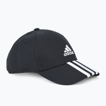 Șapcă adidas Baseball 3-Stripes Cotton Twill black/ white