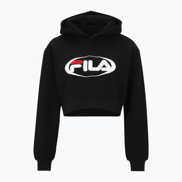 Hanorac pentru femei FILA Lapalisse Cropped Hoody black