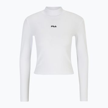 Femei FILA Linnuse Cropped Turtle Neck longsleeve alb strălucitor