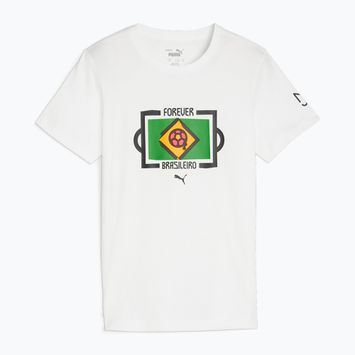 Tricou de fotbal pentru copii PUMA Neymar Jr Tee puma white