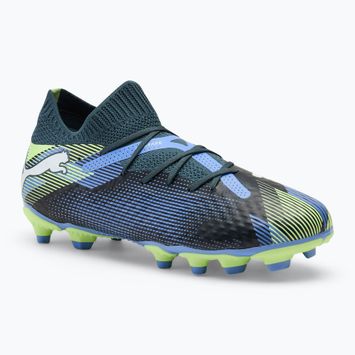 Încălțăminte de fotbal pentru copii  PUMA Future 7 Pro FG/AG Jr grey skies/puma white