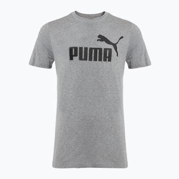 Tricou pentru bărbați PUMA ESS No. 1 Logo Tee medium gray heather