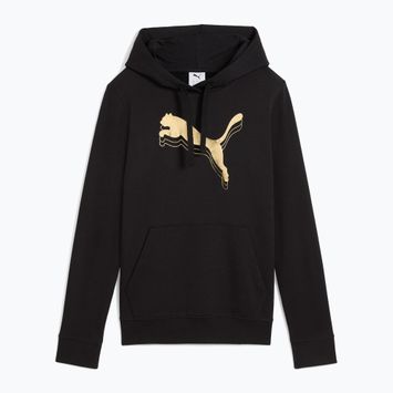 Hanorac pentru femei  PUMA  ESS Metalic Hoodie TR puma black/metallic gold