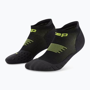 Șosete compresive pentru bărbați CEP Run No Show 5.0 black/lime