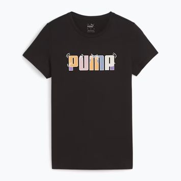 Tricou pentru femei PUMA ESS+ Graphic Tee puma black