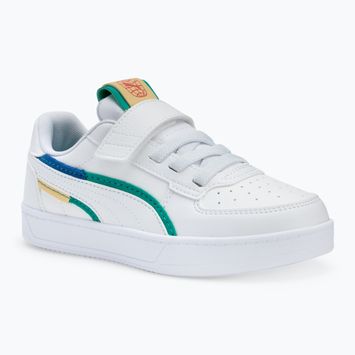 Încălțăminte pentru copii PUMA Caven 2.0 Ready, Set, Better AC+ PS puma white/cobalt glaze/sparkling green