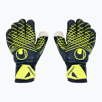 Mănuși de portar uhlsport Prediction Soft Flex Frame black/white/fluo orange