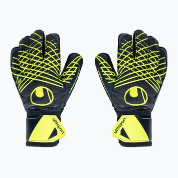 Mănuși de portar uhlsport Prediction Soft Pro black/white/fluo orange