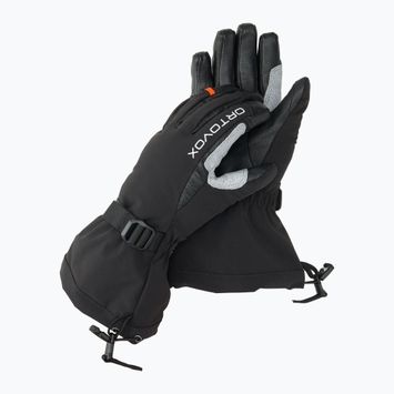 Mănuși de schi pentru bărbați  ORTOVOX Merino Mountain black raven