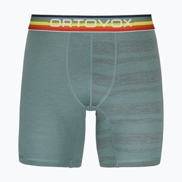 Boxeri termoactivi pentru bărbați  ORTOVOX 185 Rock'N'Wool arctic grey