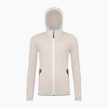 Bluză pentru femei ORTOVOX Fleece Hoody white chalk