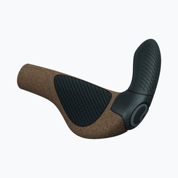 Mânere de ghidon Ergon GP3 Evo Biokork brown/black