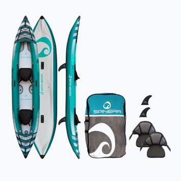 Caiac gonflabil pentru 2-persoane  SPINERA Hybris 410 teal/white/grey