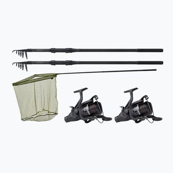 Set de crap JRC Defender 2 Rod Combo 2 undițe + 2 mulinete + minciog