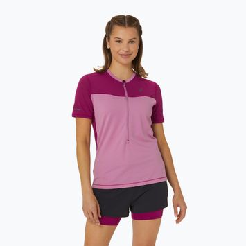 Tricou de alergat pentru femei ASICS Fuijtrail soft berry/blackberry