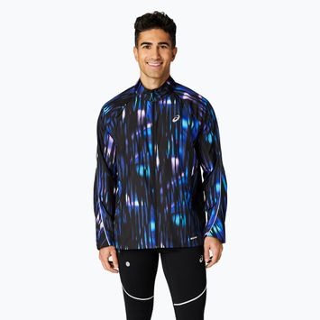 Jachetă de alergare pentru bărbați ASICS Road Lite-Show Packable blue expanse