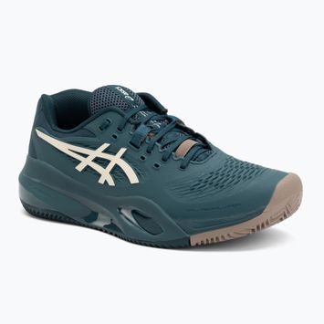 Încălțăminte de tenis pentru bărbați ASICS Gel-Resolution X Clay saxon green/ birch
