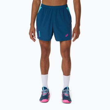 Pantaloni scurți de tenis pentru bărbați ASICS Padel Court 7IN mako blue