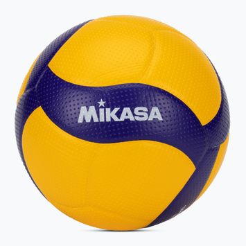 Mikasa Volleyball galben și albastru V300W