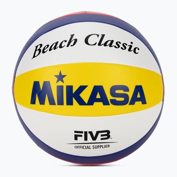 Minge de volei Mikasa BV552C white/blue/yellow/orange mărimea 5