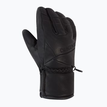 Mănuși de schi pentru bărbați Descente 5 Finger Leather black