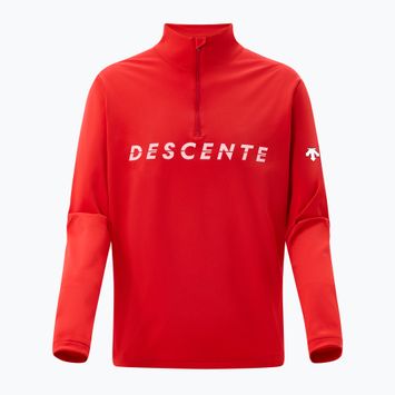 Bluză pentru bărbați Descente Chest Logo T-Neck electric red