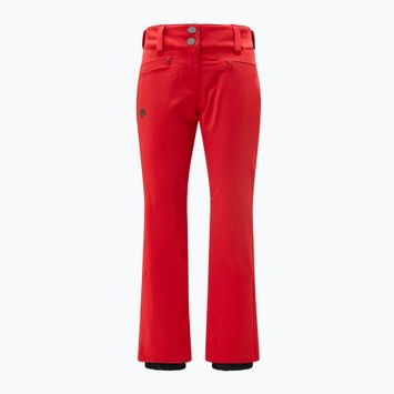 Pantaloni de schi pentru femei Descente Insulated electric red