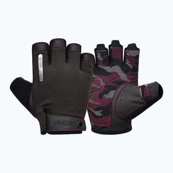 Mănuși de antrenament  RDX T2 Half pink