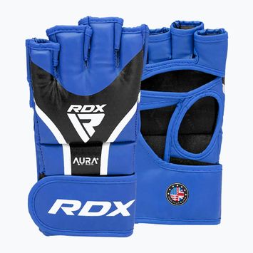 Mănuși de grappling RDX Grappling Aura Plus T-17 blue