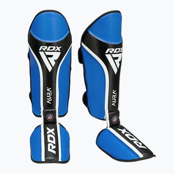 Protectori pentru tibie  RDX Shin Instep Aura Plus T-17 blue