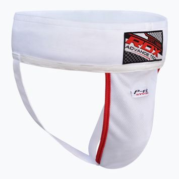 Apărătoare inghinală pentru bărbați RDX H1 Groin Guard support with Gel Cup white