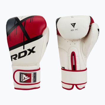 RDX mănuși de box roșu și alb BGR-F7R