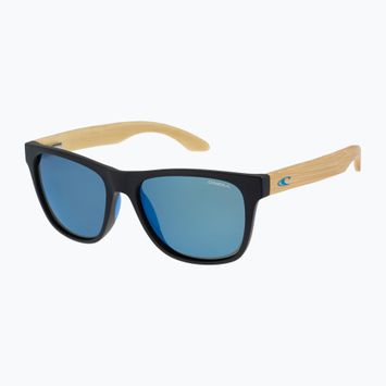 Ochelari de soare  O'Neill ONS 9016-2.0 matte black/bamboo/blue mirror