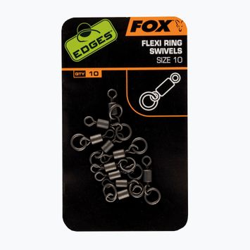 Fox Edges Flexi Ring Swivel pentru crap roșu CAC529