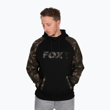 Bluză Fox International Raglan Hoody black/camo