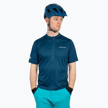 Tricou de ciclism pentru bărbați Endura Hummvee II S/S blueberry