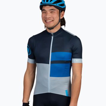 Tricou de ciclism pentru bărbați Endura FS260 Print S/S ink blue