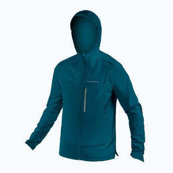 Geacă de ciclism pentru bărbați Endura MT500 Polartec barra blue
