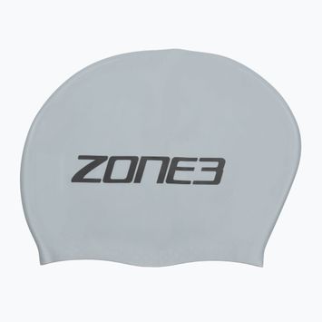 ZONE3 Cap de înot cu păr lung argintiu