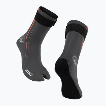 Șosete din neopren ZONE3 Active Flex Swim 3 mm grey/orange