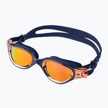 Ochelari de înot ZONE3 Venator-X navy/copper/polarised revo gold