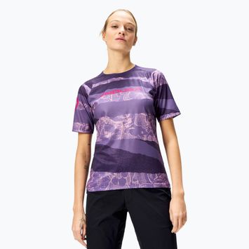 Tricou de ciclism pentru femei Endura Patchwork Ltd W bramble