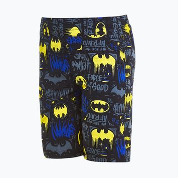 Zoggs Batman Pantaloni scurți cu imprimeu negru / albastru / galben