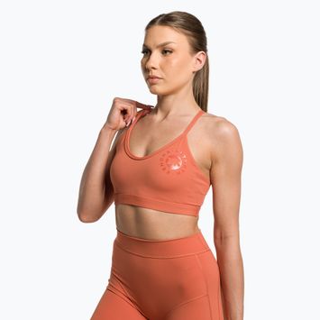 Gymshark KK Twins Sporturi KK Twins sutien de fitness portocaliu pământ