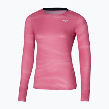 Longsleeve de alergat pentru femei Mizuno Premium Aero Tee sangria sunset