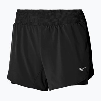 Pantaloni scurți de alergare pentru femei  Mizuno 2in1 4.5 black