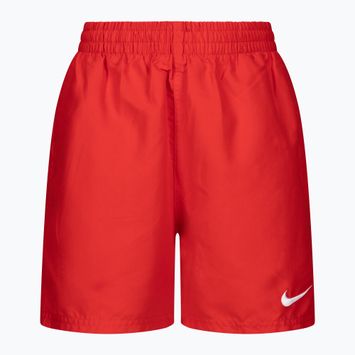 Pantaloni scurți de înot pentru copii Nike Essential 4" Volley roșu NESSB866-614