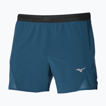 Pantaloni scurți de alergare pentru bărbați  Mizuno Aero 4.5 blue wing teal